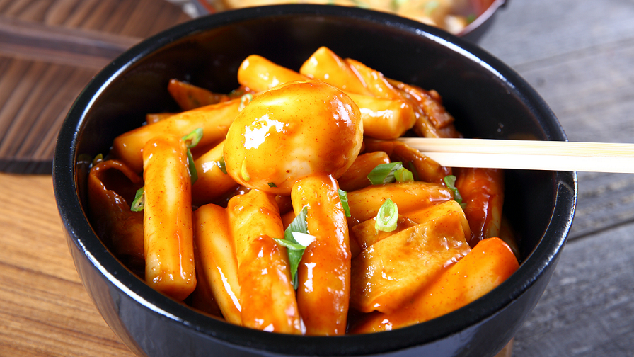 spicy korean rice cake