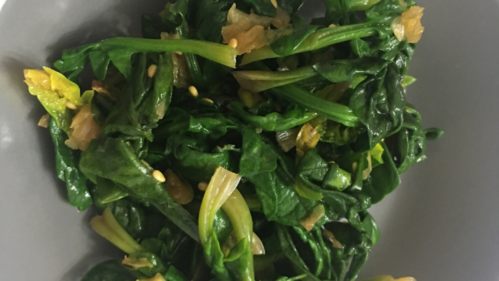 spinach banchan